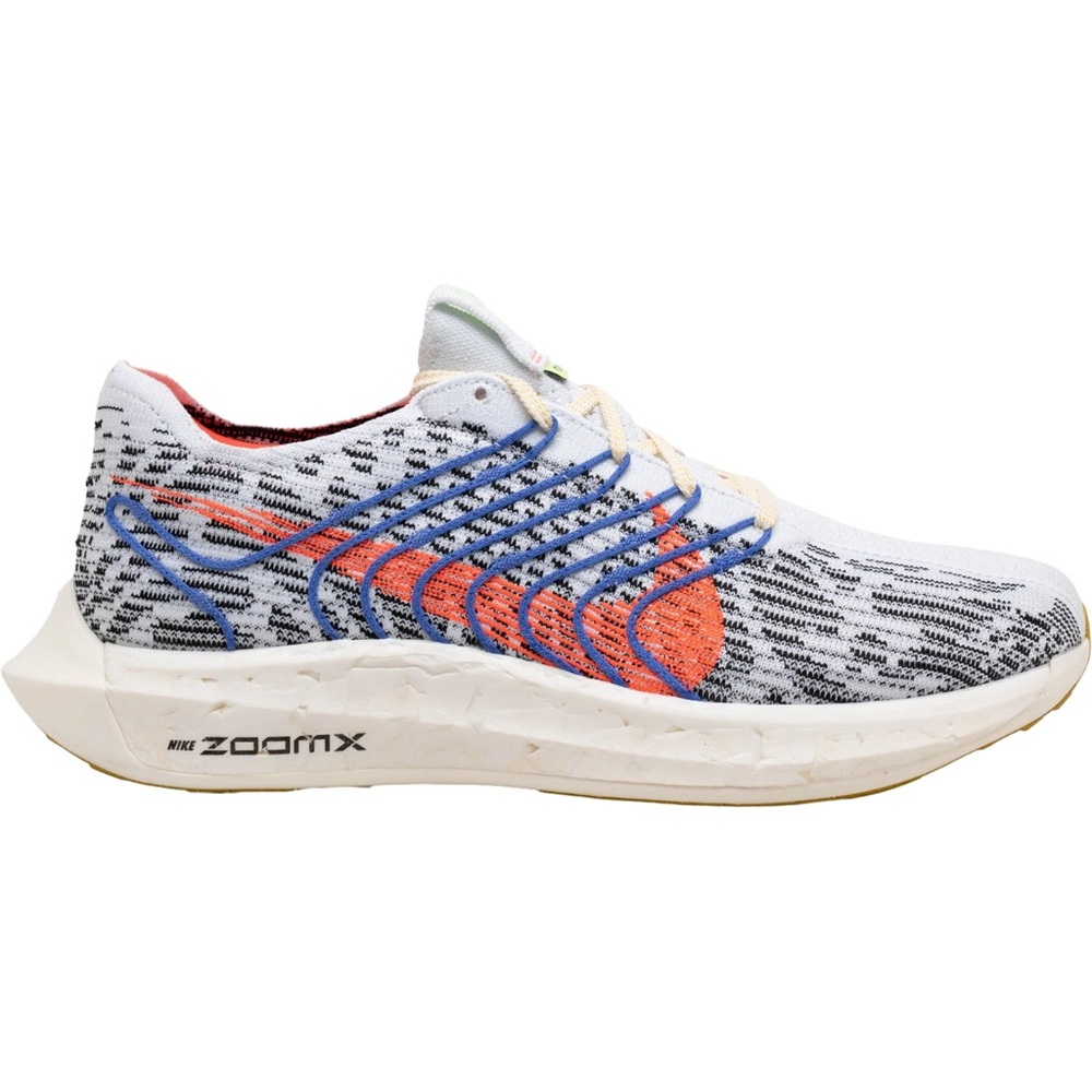 Nike Pegasus Turbo Next Nature ZoomX Pure Platinum Bright Crimson Size 9
